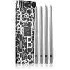 Bougie Baobab Collection Bougie argentée 4 pcs