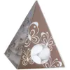 Ballotin Pyramide plexi transparente, Chocolat
