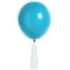 Kit de 6 Ballons Pompons ® blanc/TURQUOISE