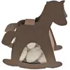 Ballotin CHEVAL A BASCULE avec plexi, Chocolat