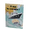 Carte d'Invitation et Enveloppe A MOI la retraite