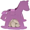 Ballotin CHEVAL A BASCULE avec plexi, Lilas