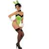 RueDeLaFete Set De Déguisement Playgirl Vert - Femme