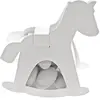 Ballotin CHEVAL A BASCULE avec plexi, Blanc