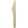 Sachet de 12 COUTEAUX écologiques en Bois 16cm, Naturel