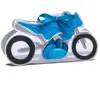 Ballotin Moto Bleue, avec plexi