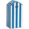 Ballotin Cabine de Plage rayée 7,5cm