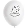 Sachet de 10 ballons COMMUNION Blancs
