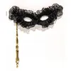 RueDeLaFete Loup Adulte Papillon Dentelle Noir