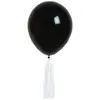 Kit de 6 Ballons Pompons ® blanc/NOIR