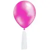Kit de 6 Ballons Pompons ® blanc/FUCHSIA