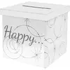 Tirelire Happy blanche