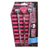 Set 3 crayons avec gomme 3d monster high