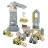 Site de construction en bois MULTICOLORE Label Label
