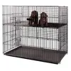 MORIN IMPORT Cage d'exposition pliante - 2 niveaux