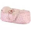 Couffin poupée - Egmont Toys - Coccinelle - 40 cm - Tissu fleuri - Lavable 30°C