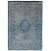 Non communiqué Tapis Louis De Poortere Medallion Design Gris Turquoise 170 X 240cm