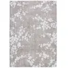 Tapis salon et chambre tissé plat 140x200 cm Gris