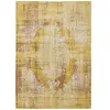 Tapis salon et chambre tissé plat 080x150 cm Jaune
