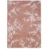 Tapis salon et chambre moderne tissé plat 280x390 cm Rose