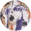 Tapis salon et chambre tissé plat Diam 240 cm Multicolore
