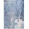 Tapis salon et chambre tissé plat BLUE CITY 170 x 240 cm