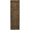 Tapis salon et chambre tissé plat 080x250 cm Marron