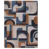 Non communiqué Tapis Louis De Poortere Module Design Bleu Chameau 140 X 200cm