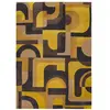 Non communiqué Tapis Louis De Poortere Module Design Jaune Meyer 170 X 240cm