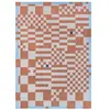 Tapis salon et chambre tissé plat 140x200 cm Rose