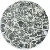 Tapis salon et chambre tissé plat 140x140 cm Vert
