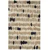 Tapis salon et chambre tissé plat 170x240 cm  Beige