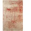 Tapis salon et chambre tissé plat 140x200 cm  Rouge