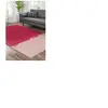 BENEFFITO Tapis de salon moderne tissé plat rose 140x200 cm