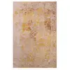 Novatrend Tapis de salon moderne tissé plat jaune 170x240 cm