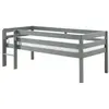 vipack Lit enfant mi-hauteur 90 x 200 cm WEPPES gris Taille unique