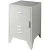 Vipack Vipack Chevet En Mtal Bronxx 1 Porte 1 Etagere 60x40x40cm Gris Mat
