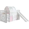 VIPACK Bed, Pine, White, 90 x 200 cm