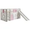 VIPACK Bed, Pine, White, 90 x 200 cm