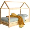 BELFURN Vipack Vipack Dallas Lit Lp 90x200cm Naturel + Lit Gigogne