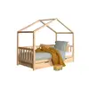 Lit de maison - Vipack - Dallas - Marron - Enfant - 90 x 200 cm