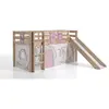 VIPACK Bed, Pine, Natural, 90 x 200 cm
