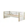 Lit - VIPACK - Margrit - Blanc - Enfant - 1 place - A lattes