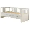 Vipack Fritz Lit Capitain Avec Tiroirs White
