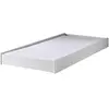 M&s - Tiroir pour lit 94x199x17 cm laqué blanc - breval