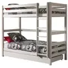 Lits superposés en pin massif blanc Pino - Vipack - 209x105x182cm - Li...