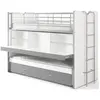 Vipack Vipack Lits Superposs Bonny 2 Couchages Compact 80 Silver