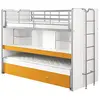 M&s - Lit combiné 80 90x200 Sommier Inclus Vipack Bonny - Orange