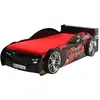 vipack Lit enfant en forme de voiture de course avec sommier 90x200 SPEED  