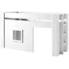 Vipack Halfhoogslaper Noah met set gordijnen - 90 x 200 cm - wit